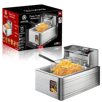 Roestvrijstalen elektrische olie diepe droger